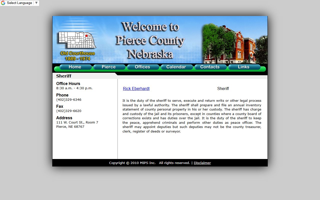 Pierce County Jail inmate lookup sheriff office contact page
